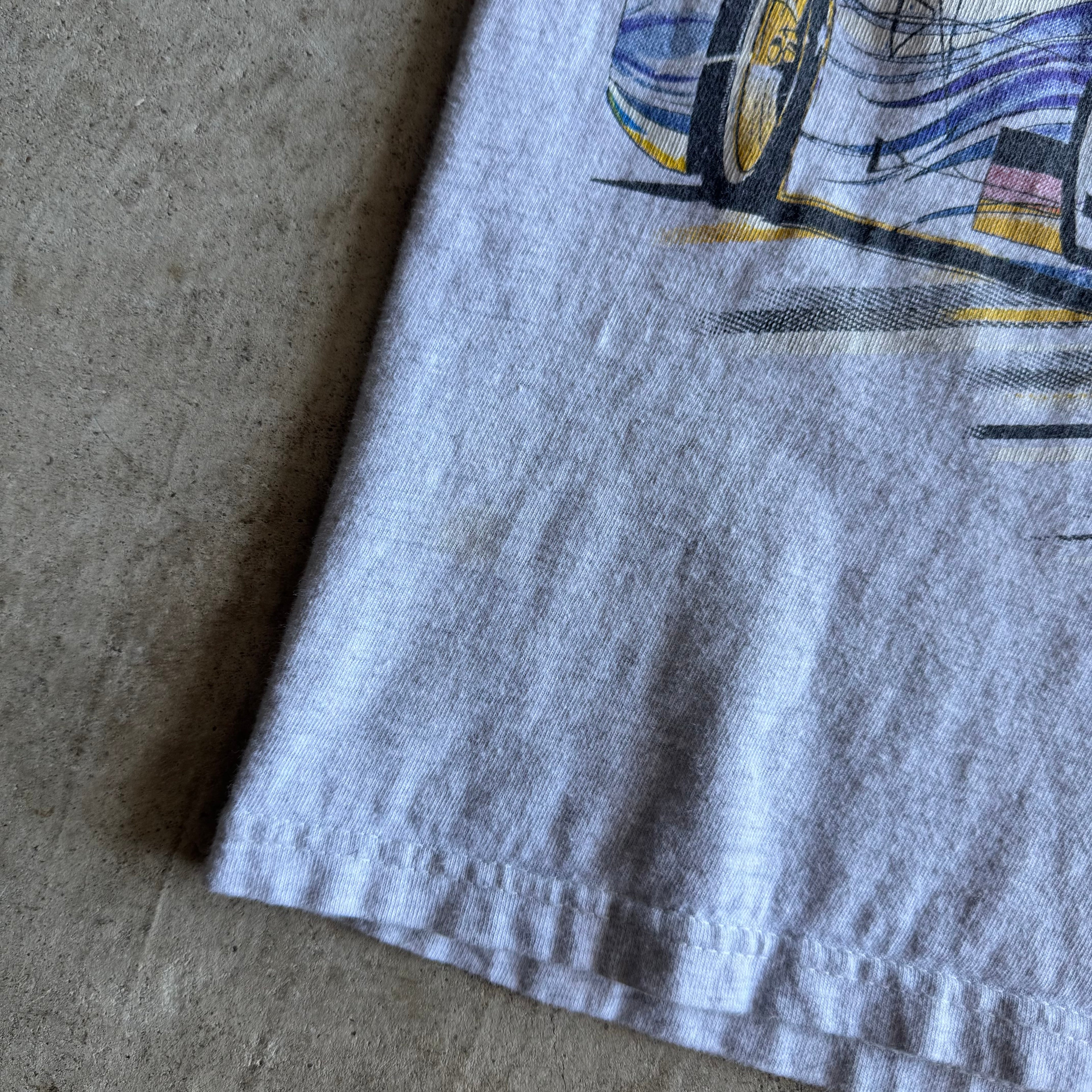 Vintage 90s 1997 Visa Sportscar Championships Grey T Shirt Size Small