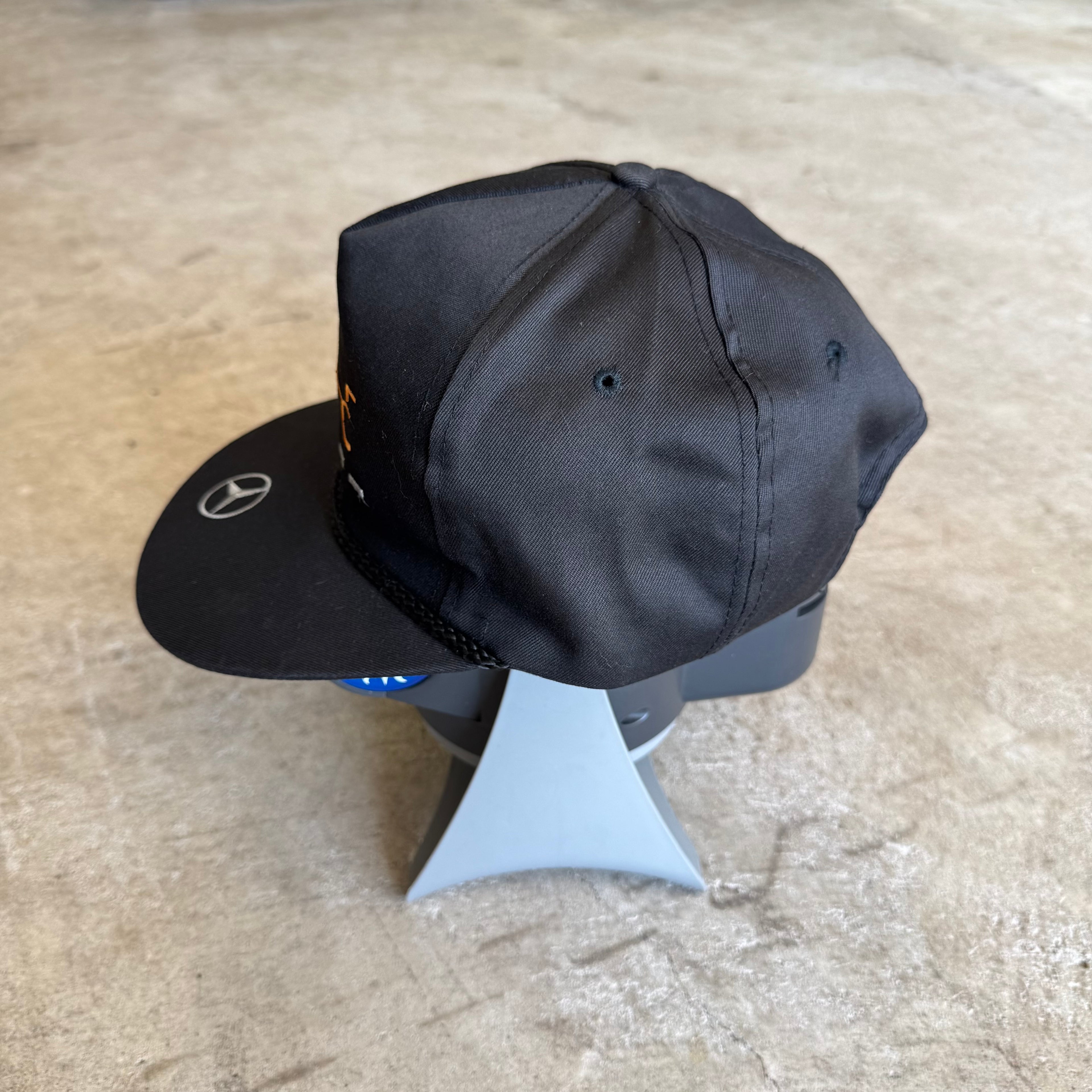 90s Mercedes-Benz Formula 1 F1 Silhouette Black Adjustable Hat