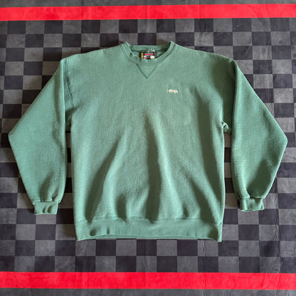 Ferrari Embroidered Green Crewneck Sweater XL