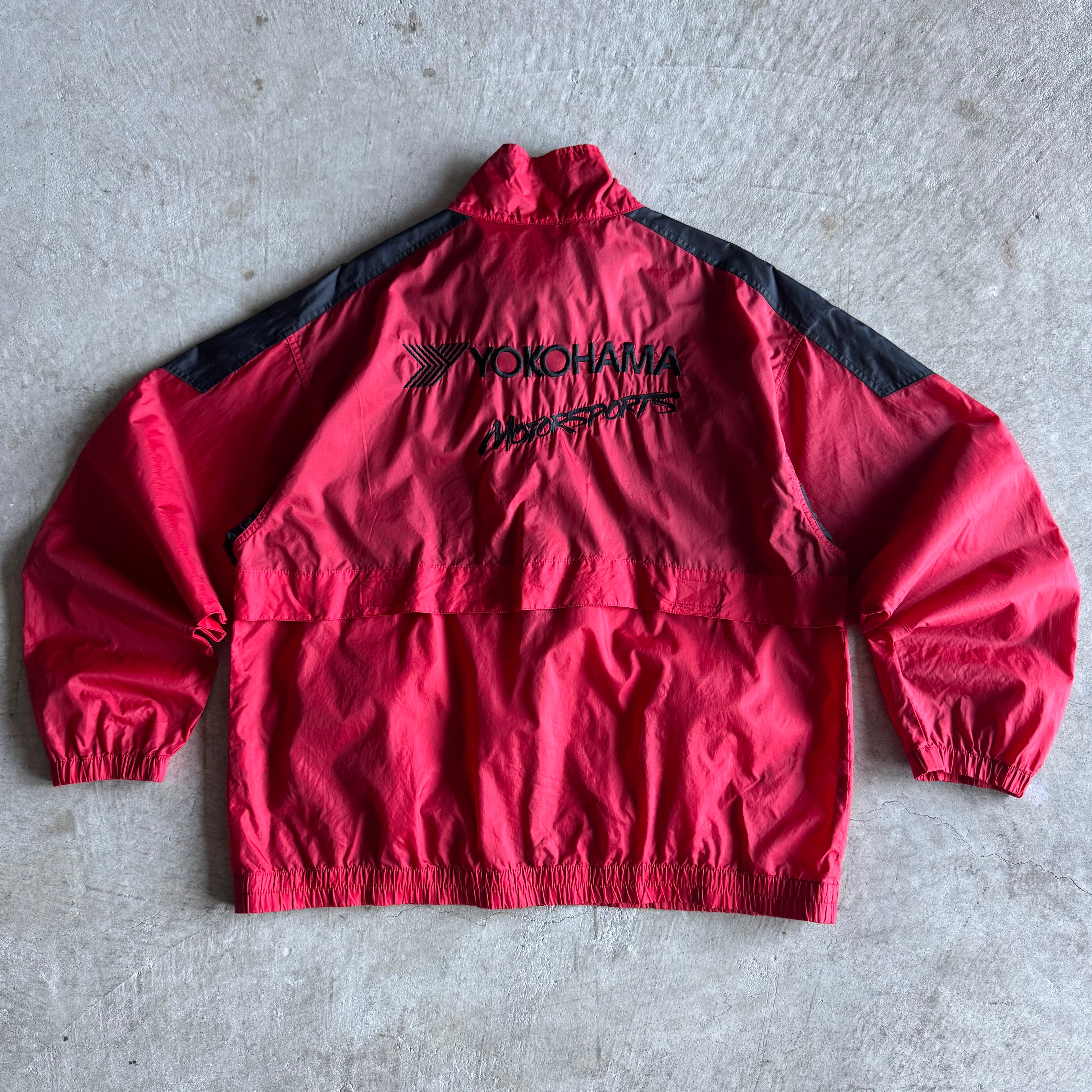 90s Yokohama Motorsports Red Black Jacket (L)