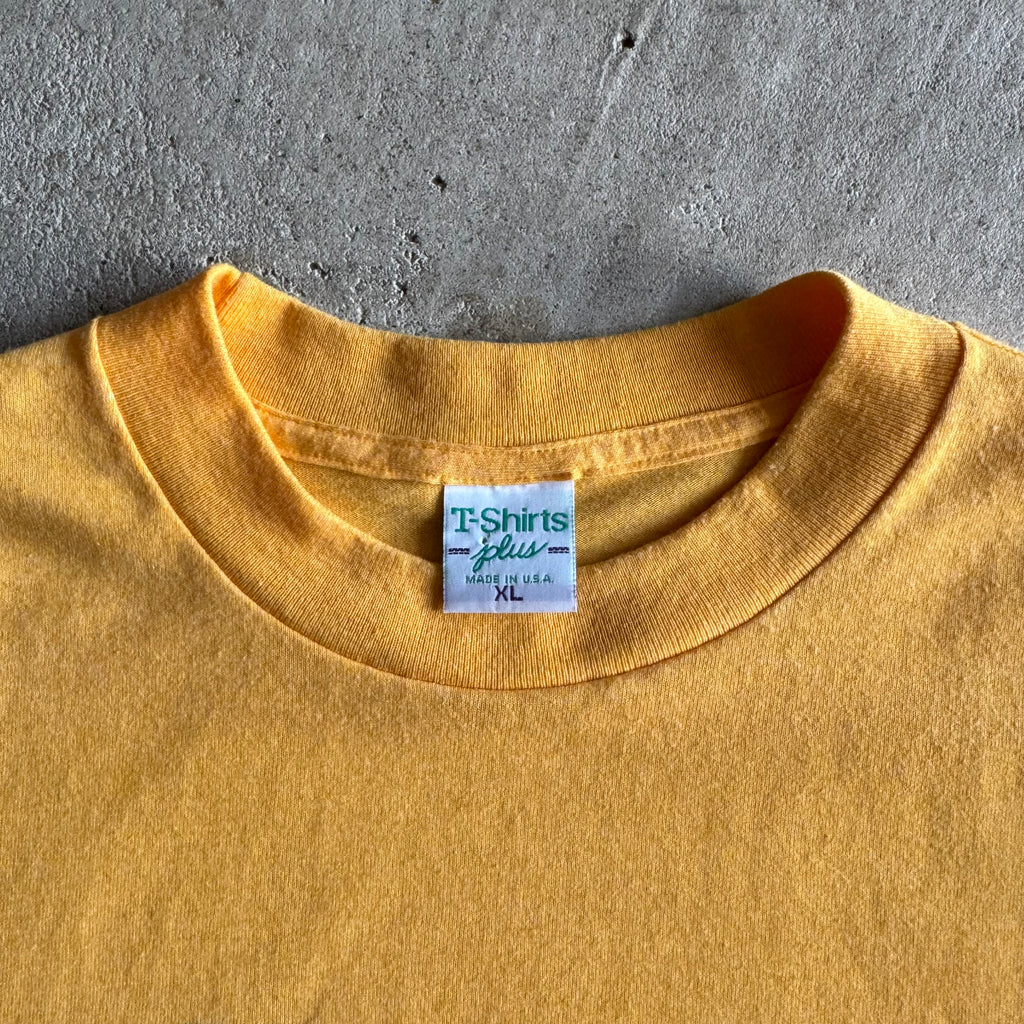 80s Porsche 911 Carrera 930 Yellow T Shirt (L)