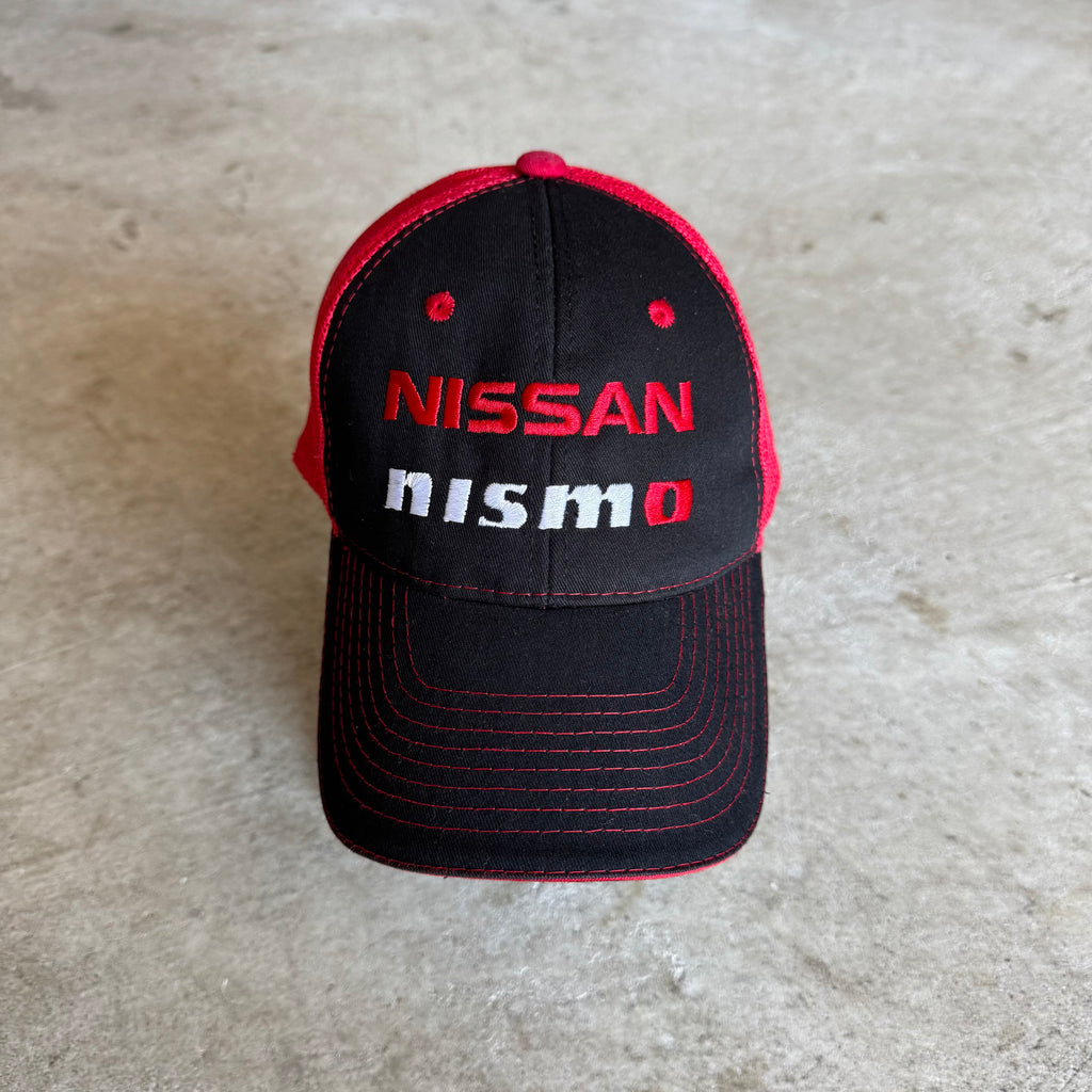 2000s Nissan Nismo Red Black Trucker Hat
