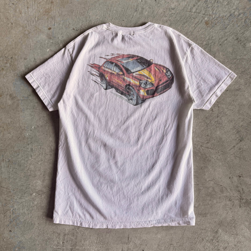 2000s Porsche Cayenne Faded White T Shirt (L)