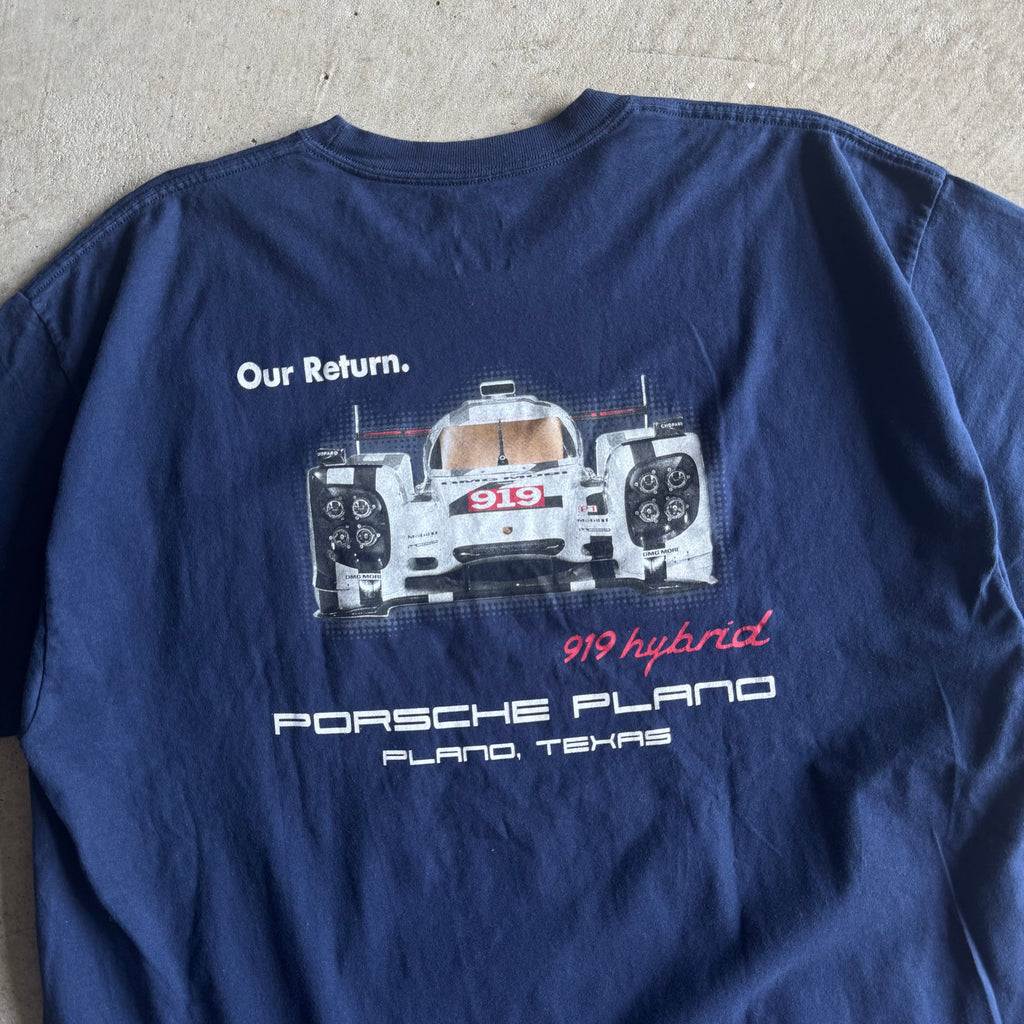 2010s Porsche Plano Texas 919 Hybrid Navy T Shirt (XXL)