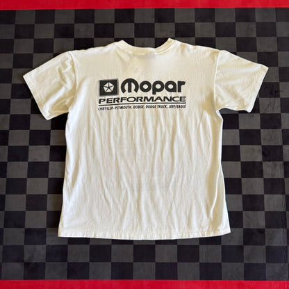 Vintage 1993 Mopar Muscle Club Nationals White T Shirt Size Large