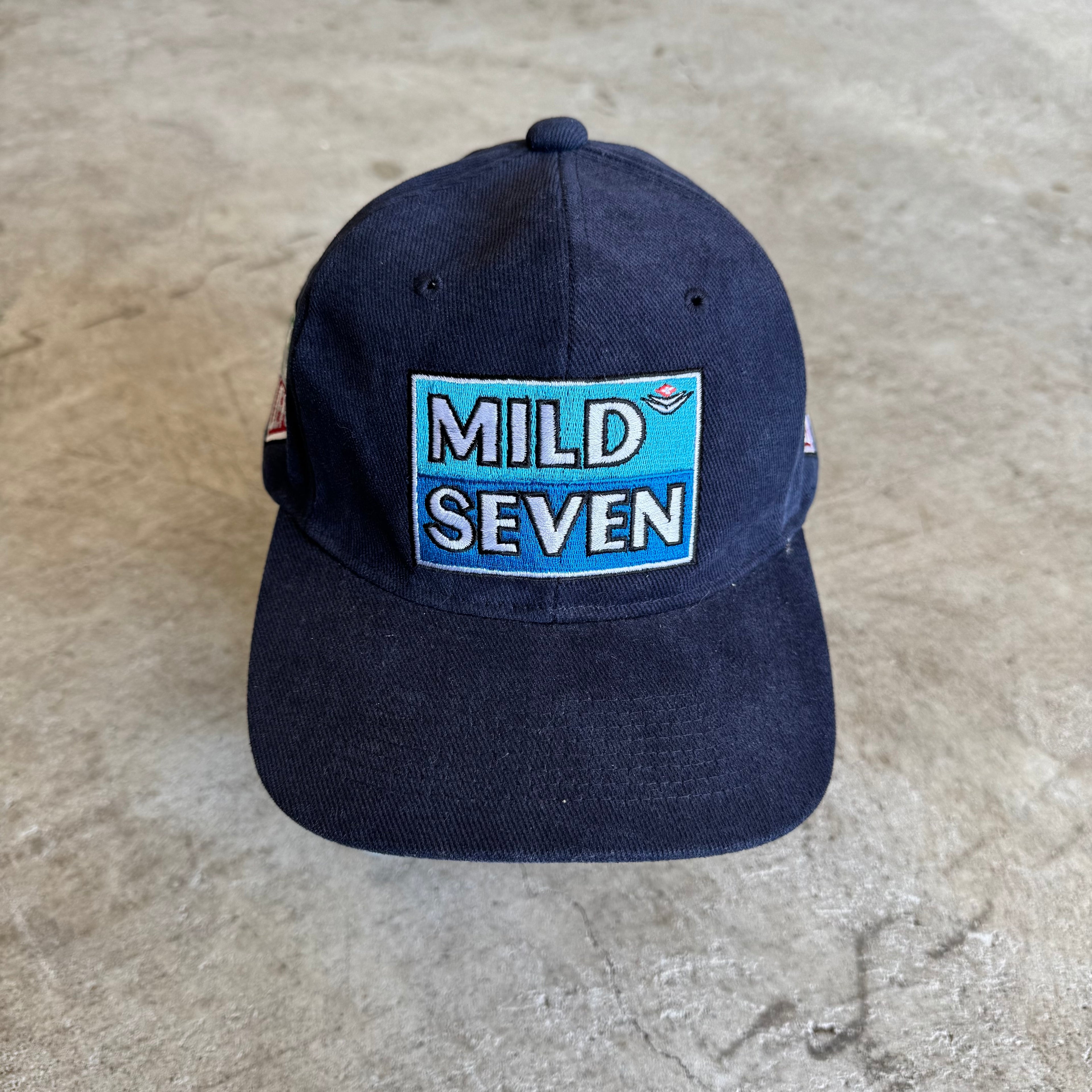 2000s Mild Seven Tag Heuer F1 Racing Adjustable Navy Strapback Hat