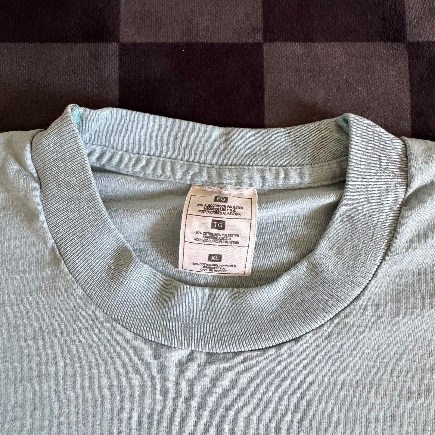Vintage 90s Porsche 911 930 Slantnose Teal T Shirt XL