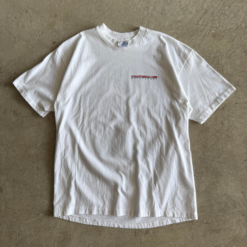 90s Porsche Motorsport Brumos IMSA Champions White T Shirt (L)