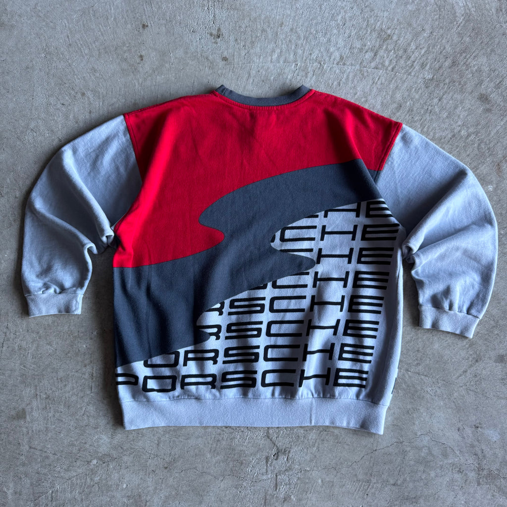 1995 Porsche Selection Motorsport Red Crewneck Sweater (L)