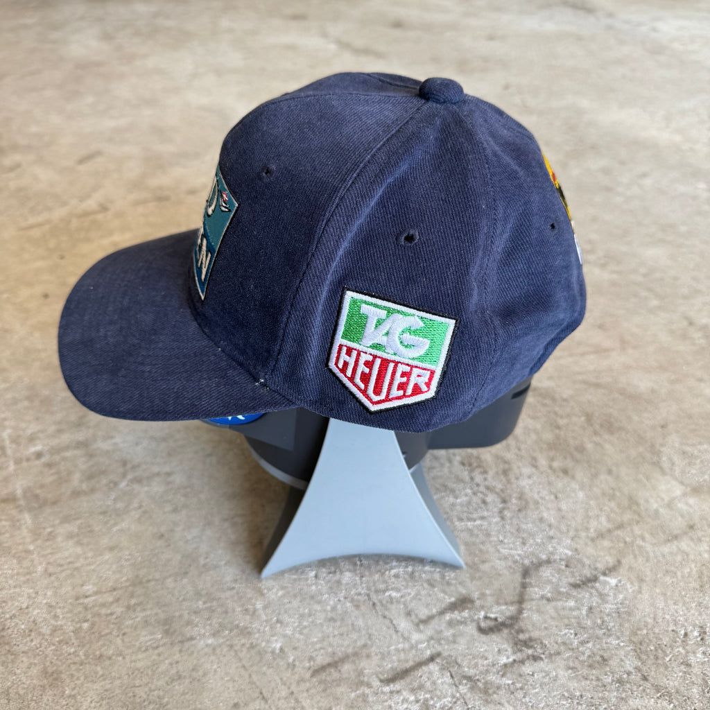 2000s Mild Seven Tag Heuer F1 Racing Adjustable Navy Strapback Hat