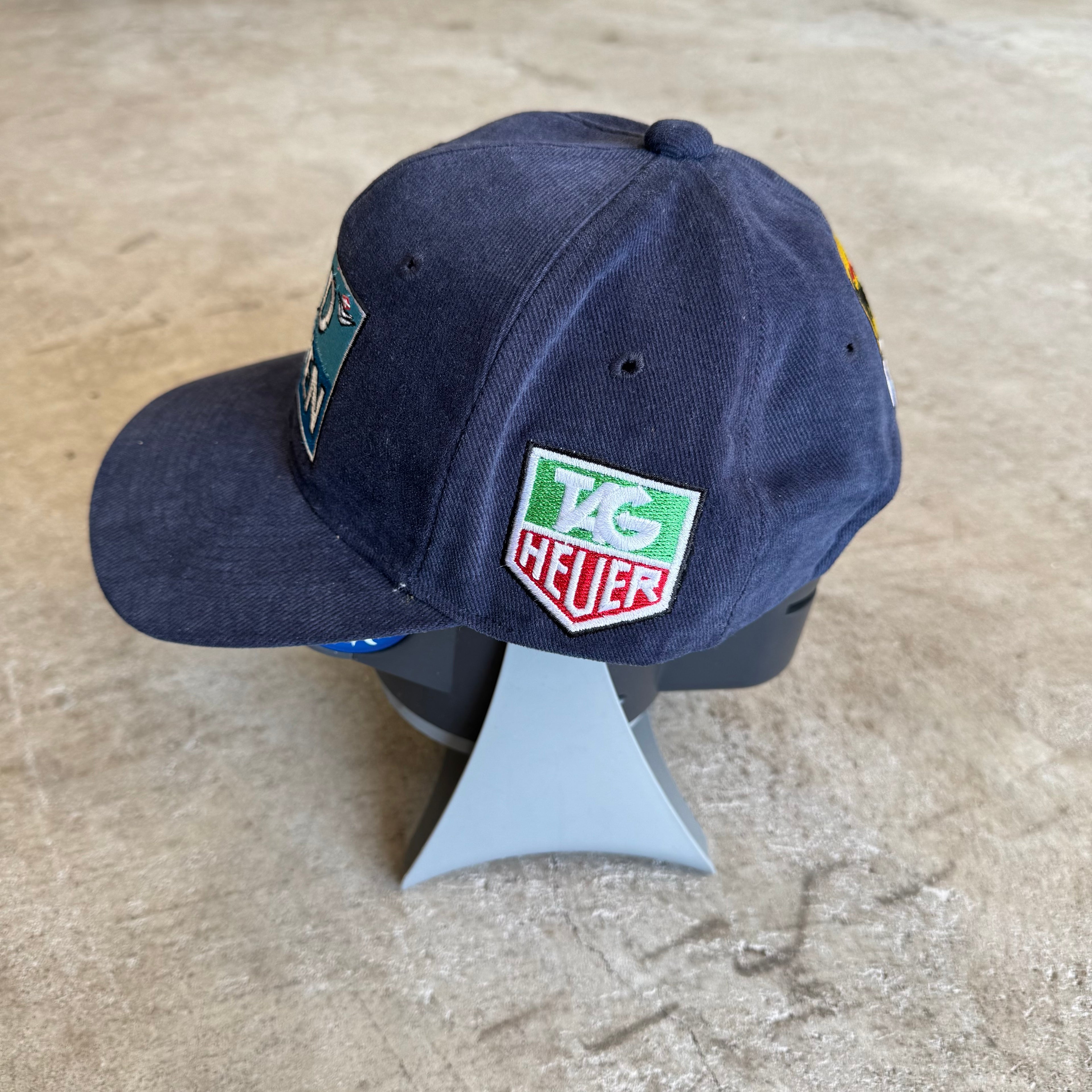 2000s Mild Seven Tag Heuer F1 Racing Adjustable Navy Strapback Hat