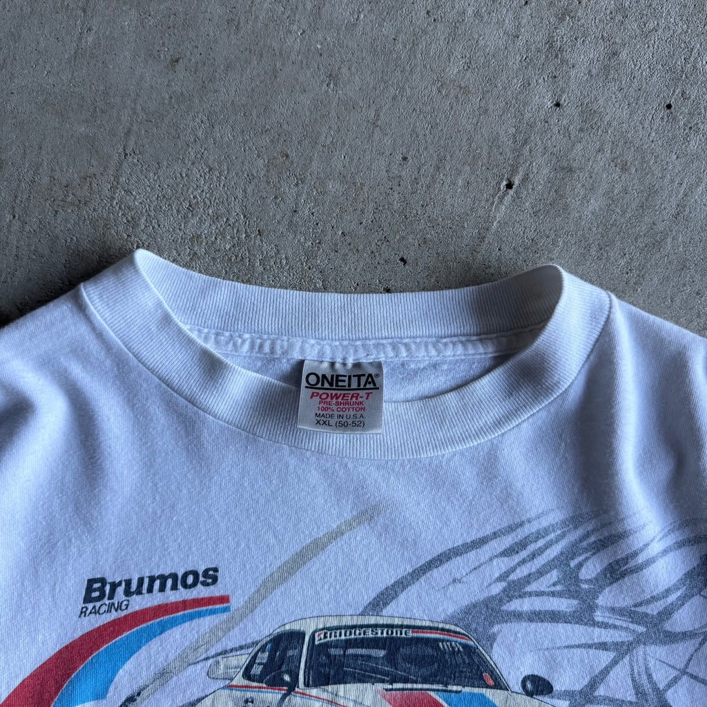 90s Brumos Racing IMSA Champions White T Shirt (XXL)