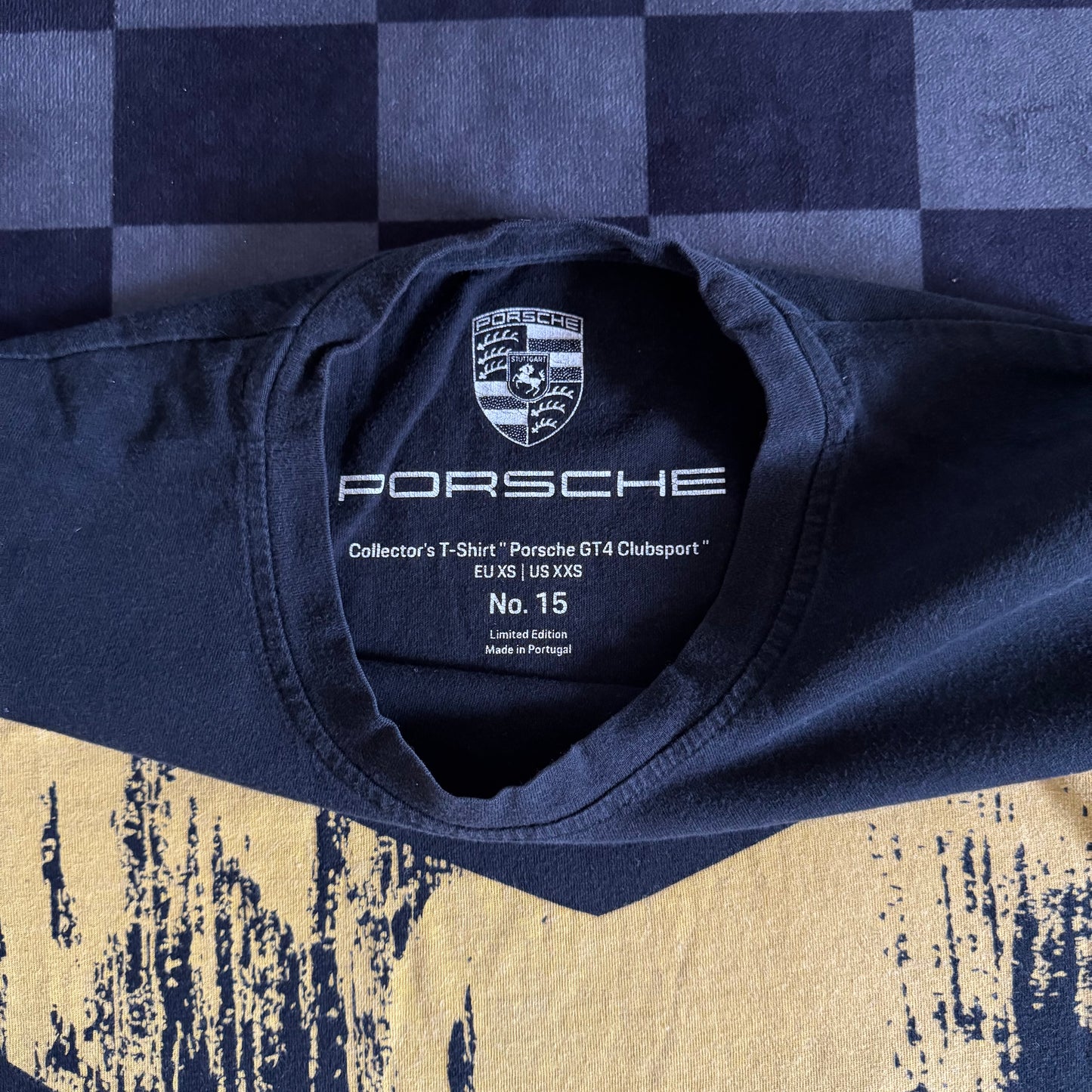Porsche Collectors Edition GT4 Clubsport Black T Shirt XXS