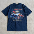 90s Mad Engine Toyota Supra Mkiiii Navy T Shirt (L)