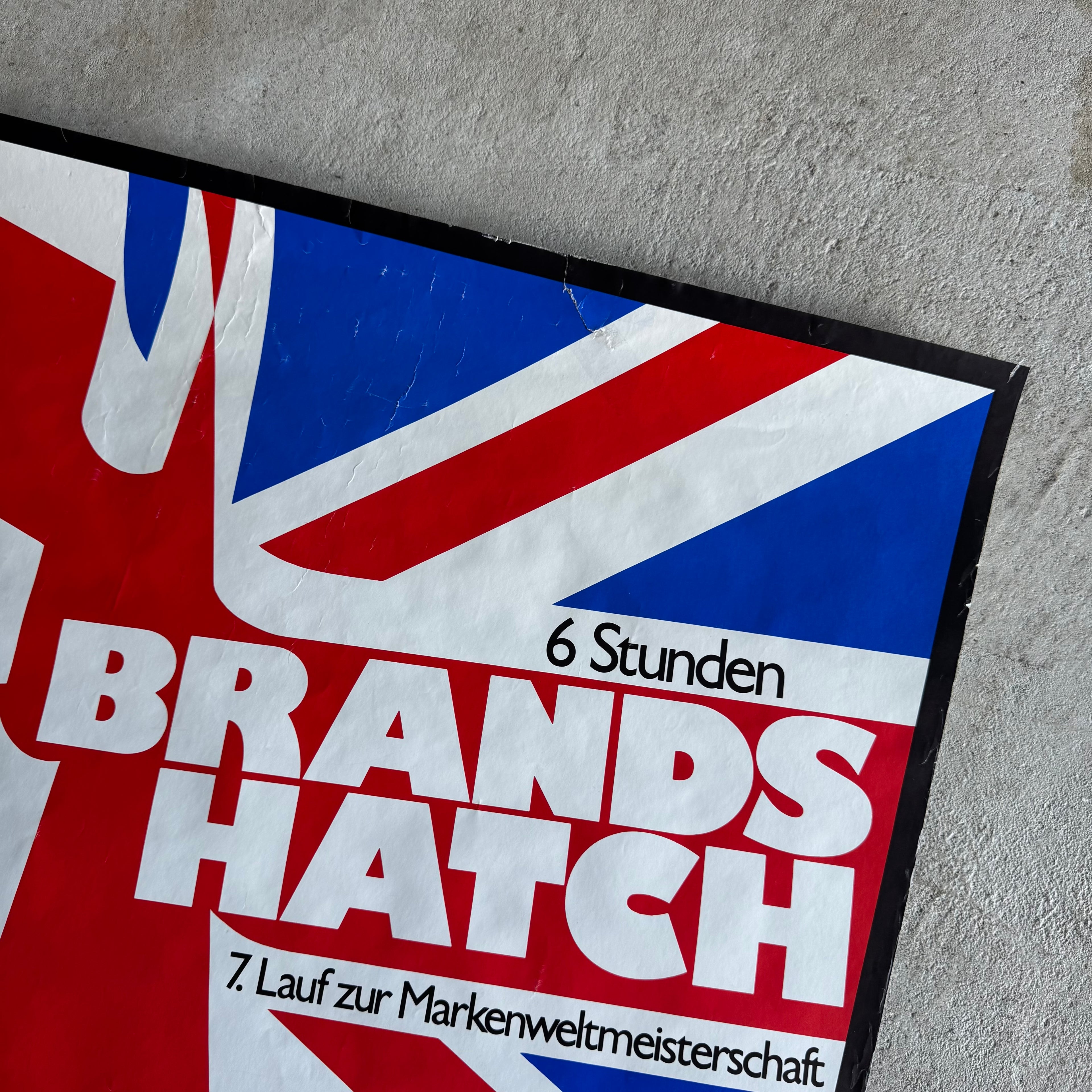 1977 Porsche 6 Hours of Brands Hatch 935 Victory Poster