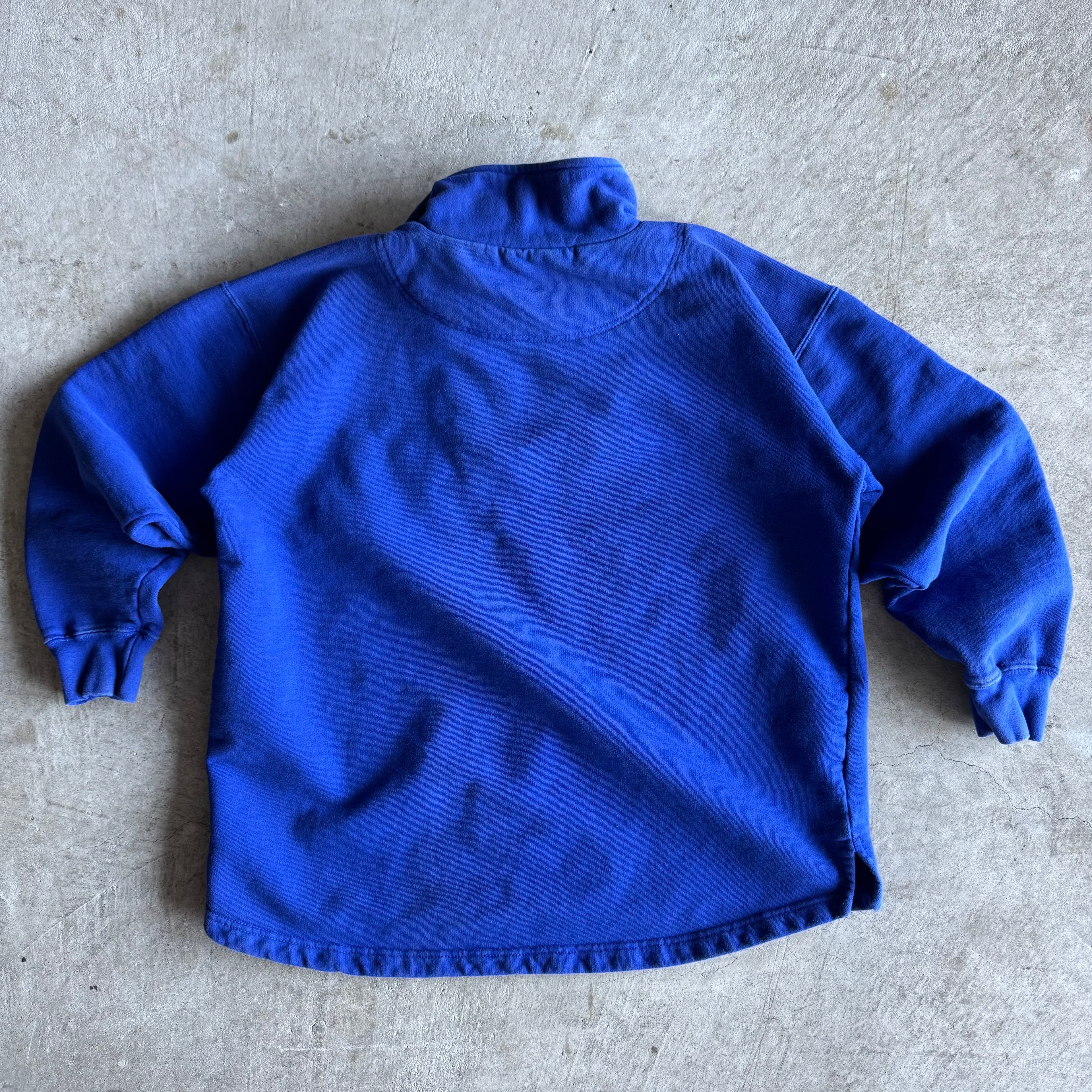 90s Subaru World Rally Blue Quarter Zip Pullover (M)