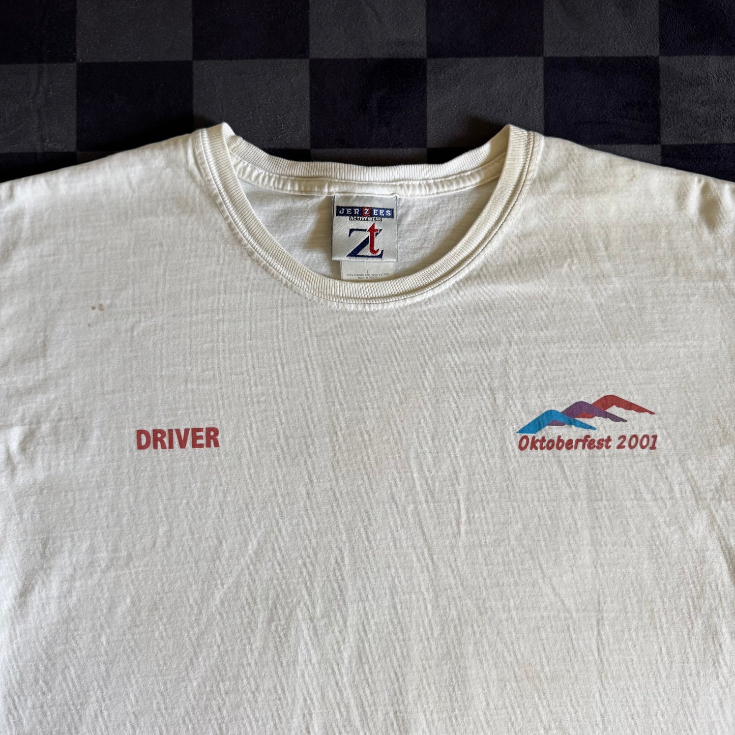 Vintage Octoberfest 2001 Driver T Shirt Large
