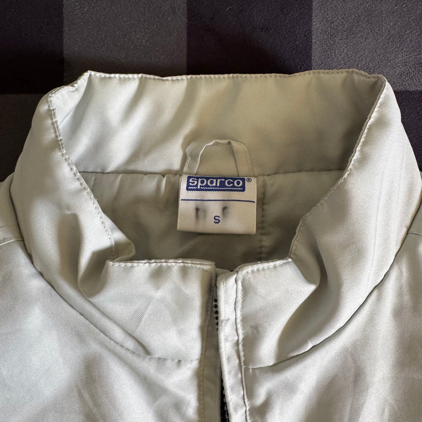 Vintage 90s Sparco Racing Grey Vest Jacket Size Small