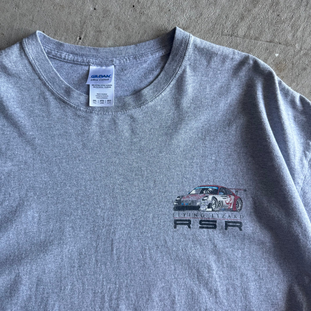 2000s Porsche Flying Lizard RSR Grey T Shirt (XXL)