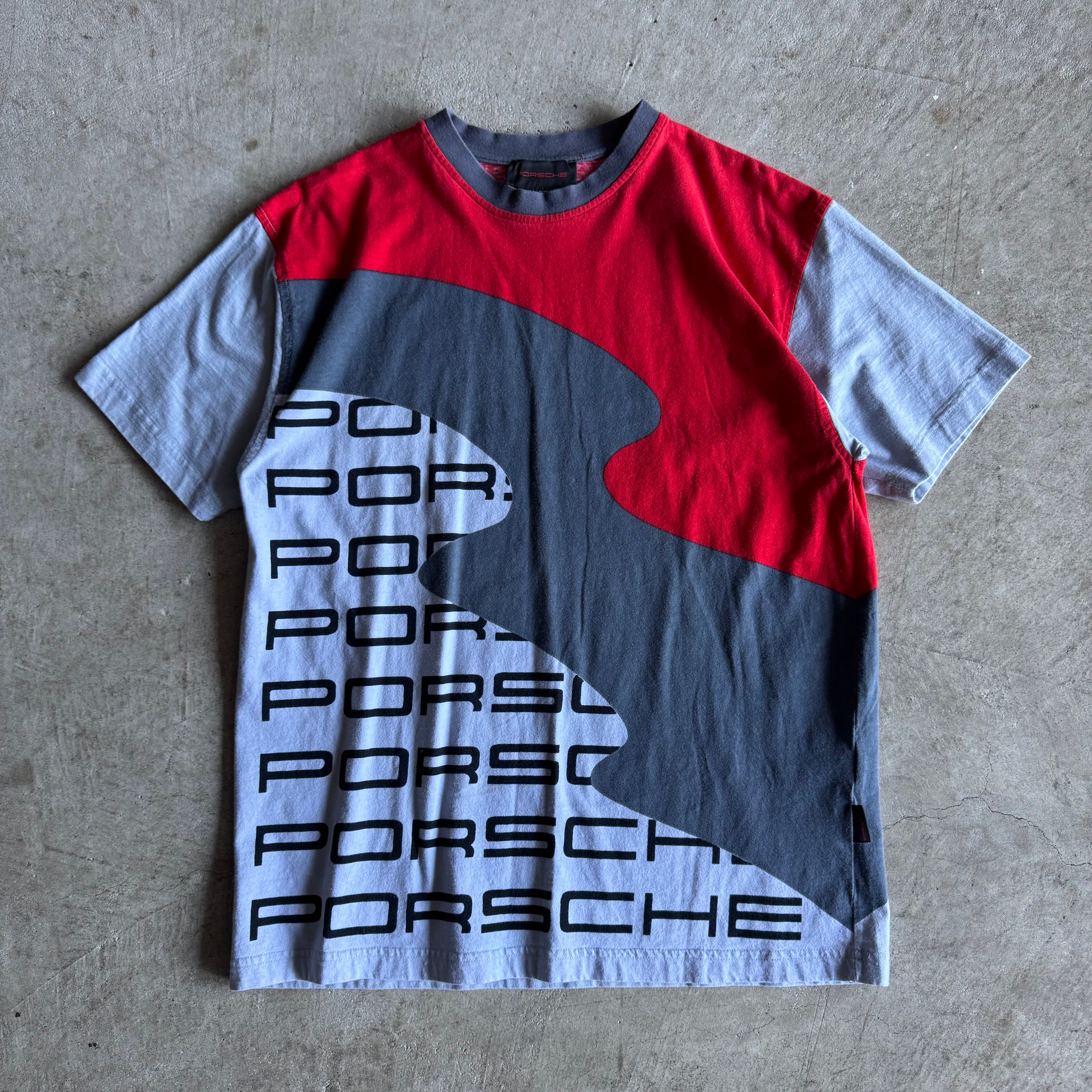 90s Porsche 944 Script Wiggle T Shirt (L)