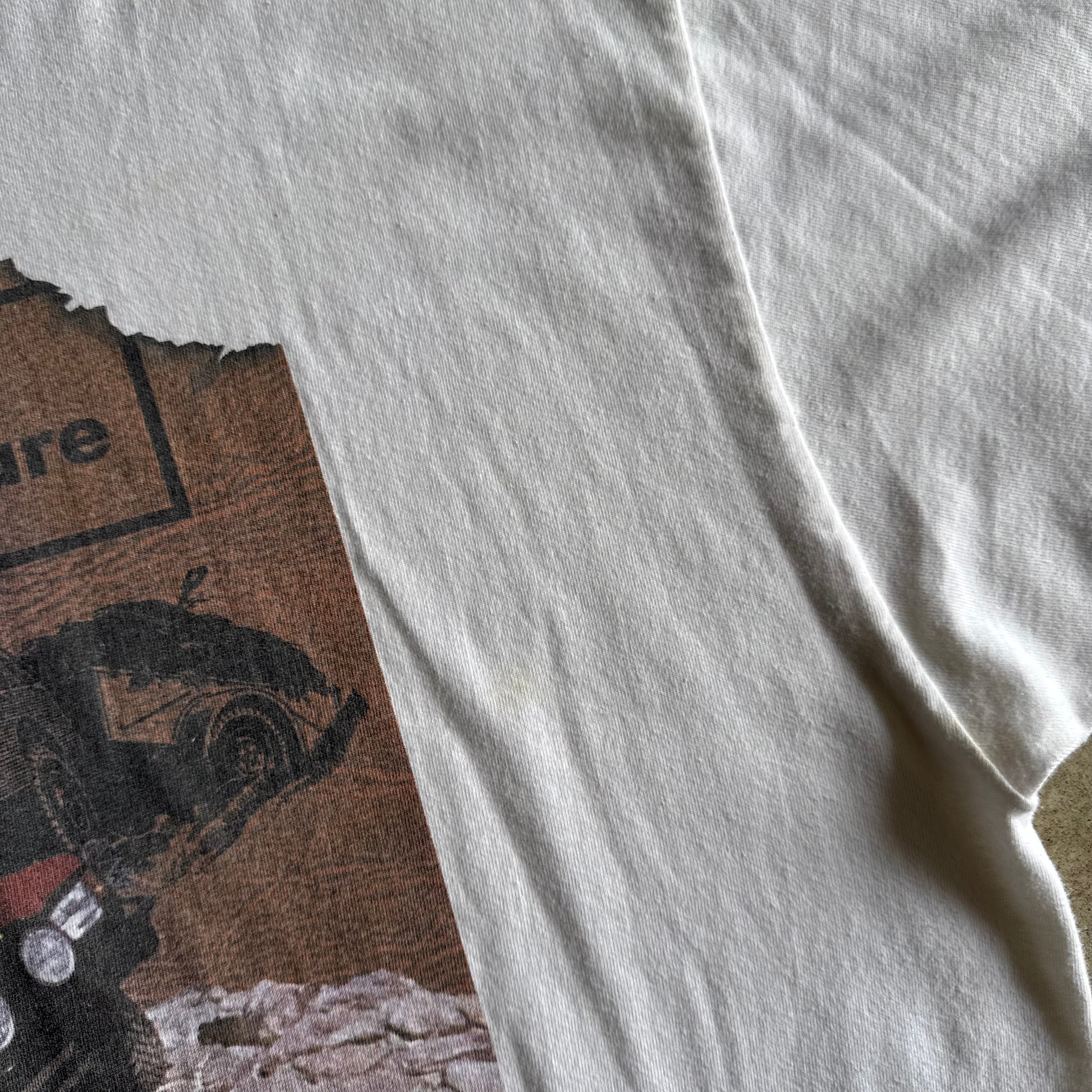 Vintage 90s Land Rover Greensboro White T Shirt Size XL