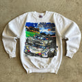 1998 Visa Sportscar Championship Porsche GT1 CLK GTR White Crewneck Sweater (M)