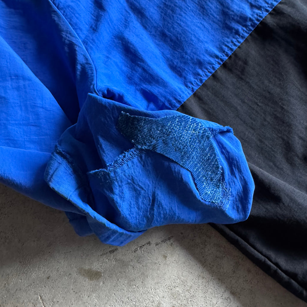 90s Mercedes Benz Black Blue 3M Work Jacket (XL)