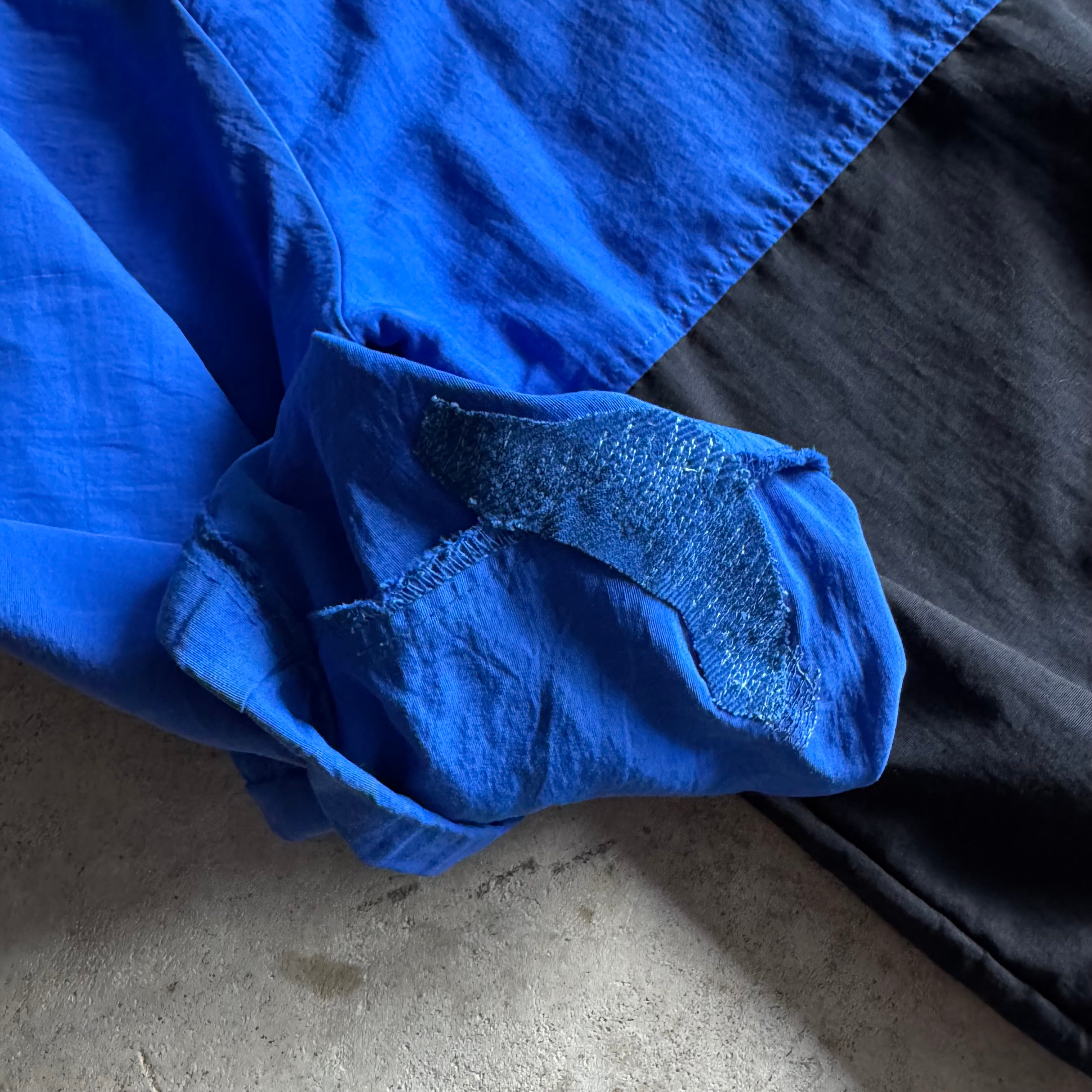 90s Mercedes Benz Black Blue 3M Work Jacket (XL)