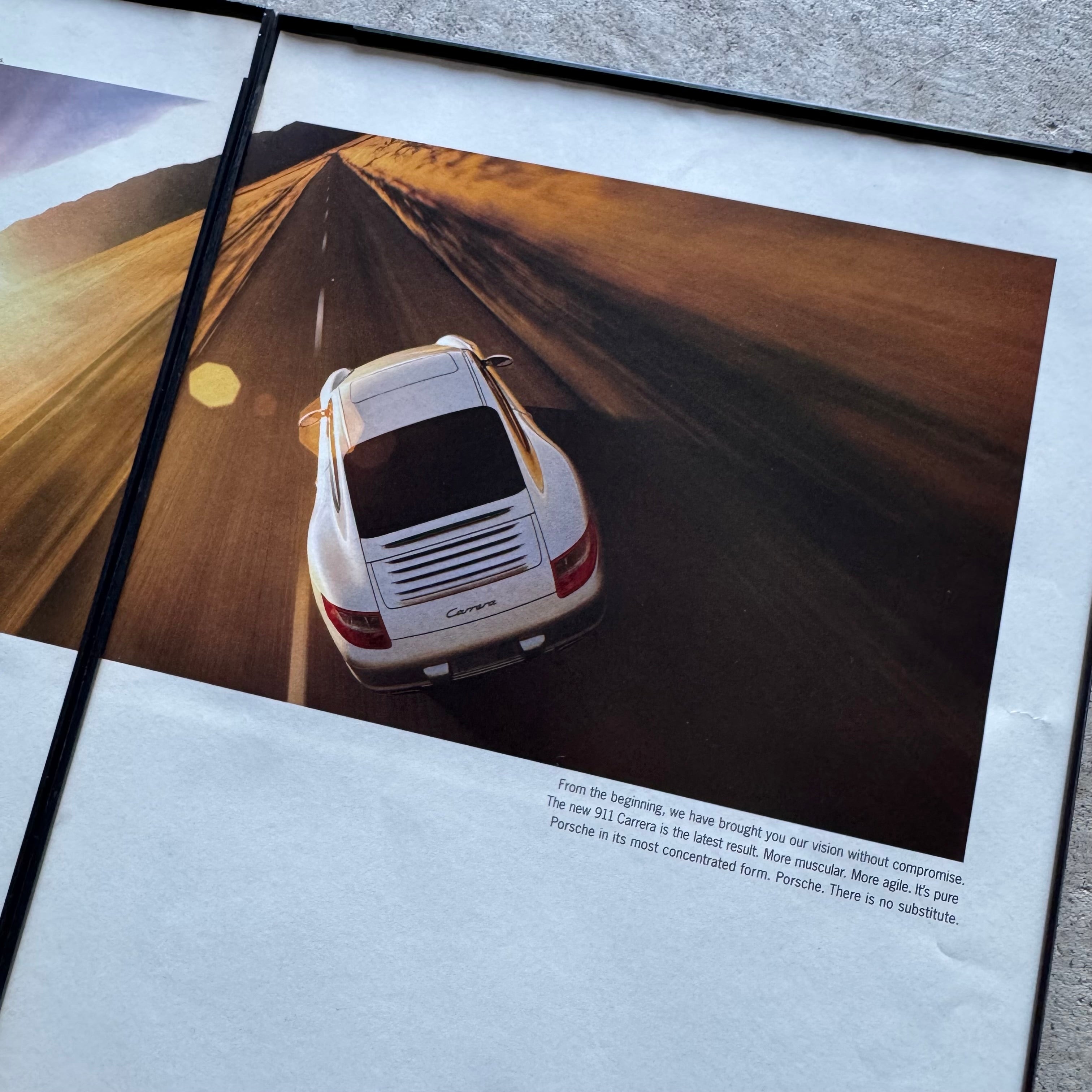 2004 Porsche The New 911 Carrera Framed Advertisement