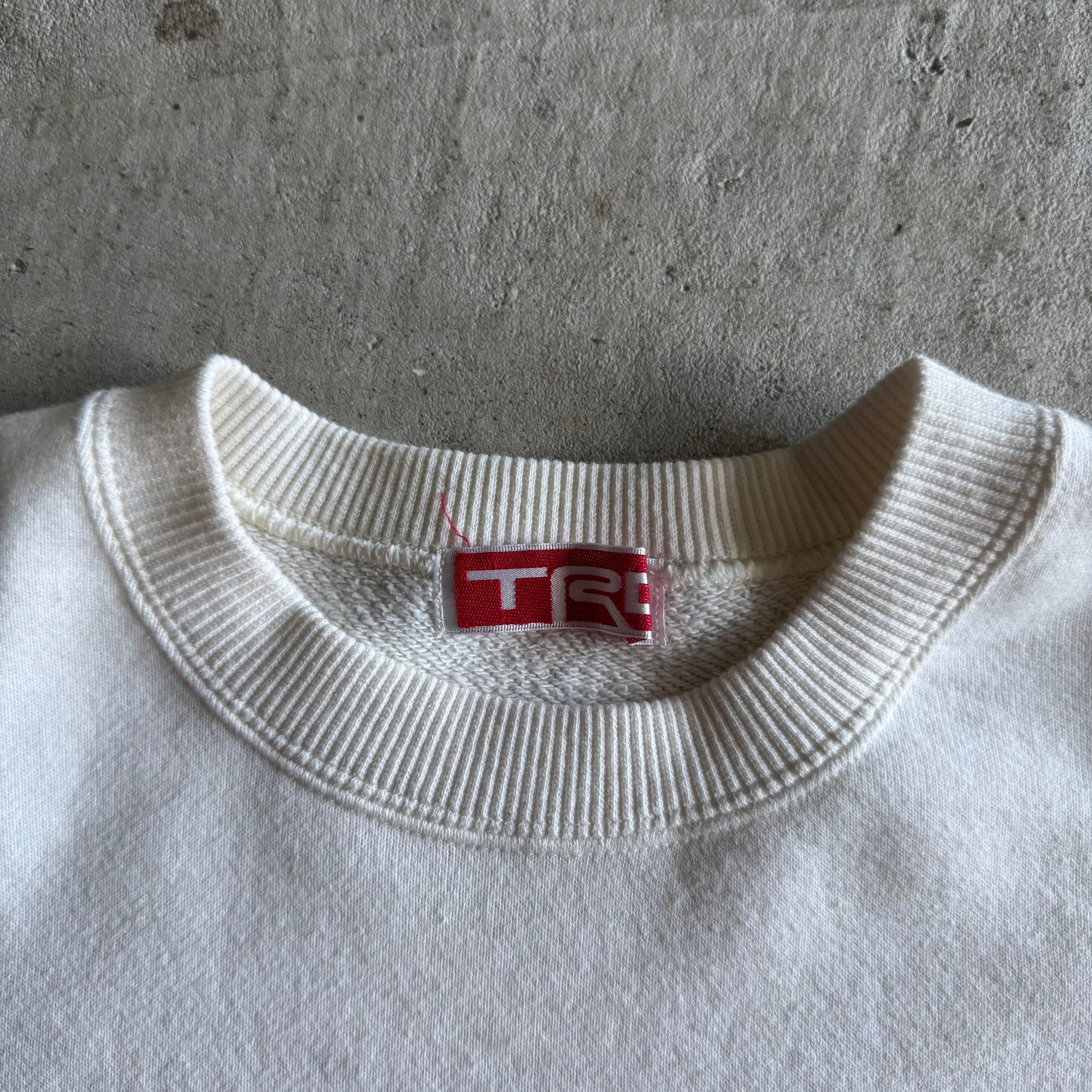 Vintage 90s Toyota TRD IMSA GTP Cream Crewneck Sweater Size Large