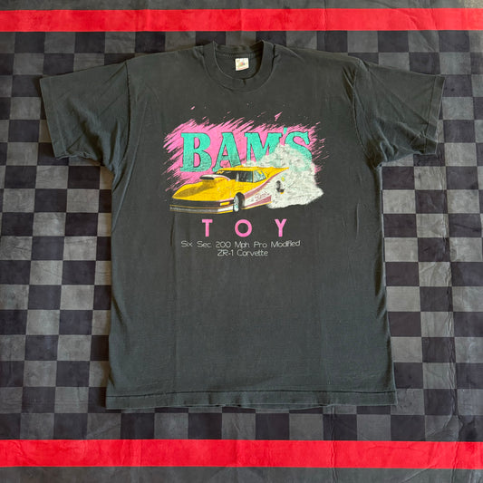 Vintage Bam's Toy Corvette ZR-1 Black Shirt