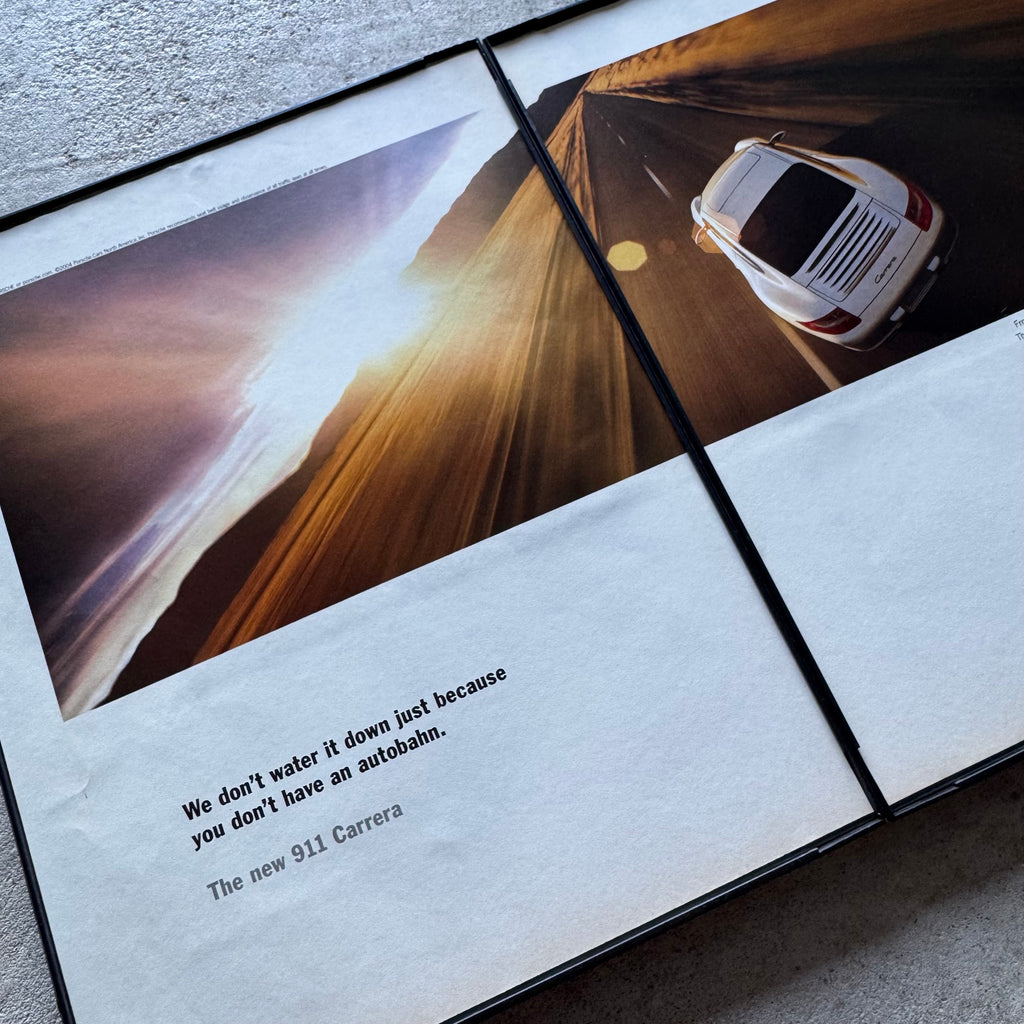 2004 Porsche The New 911 Carrera Framed Advertisement