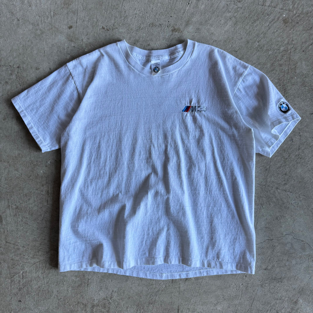 90s BMW M Power Flag White T Shirt (L)
