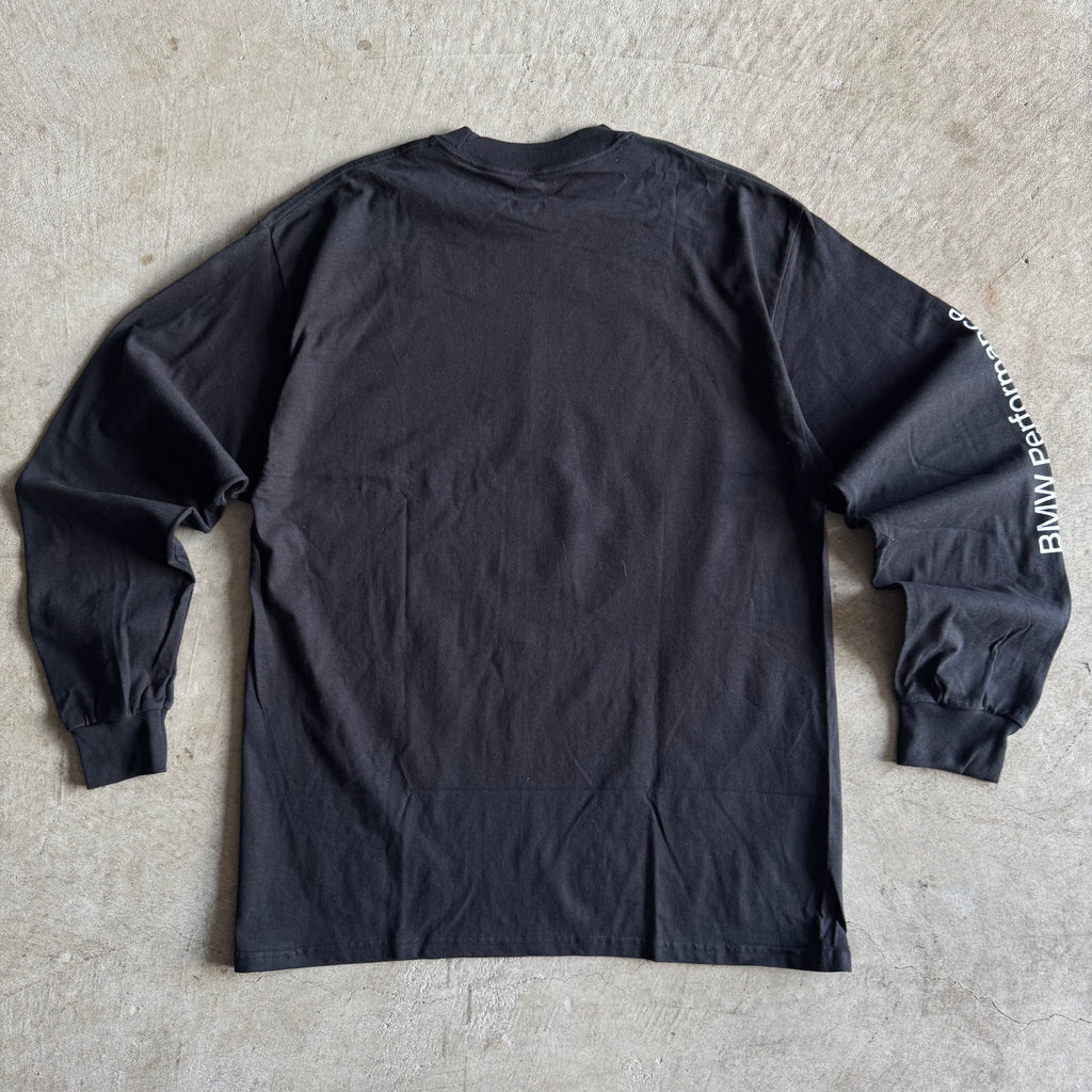 2000s BMW Performance Box Logo Black Longsleeve Shirt (L)