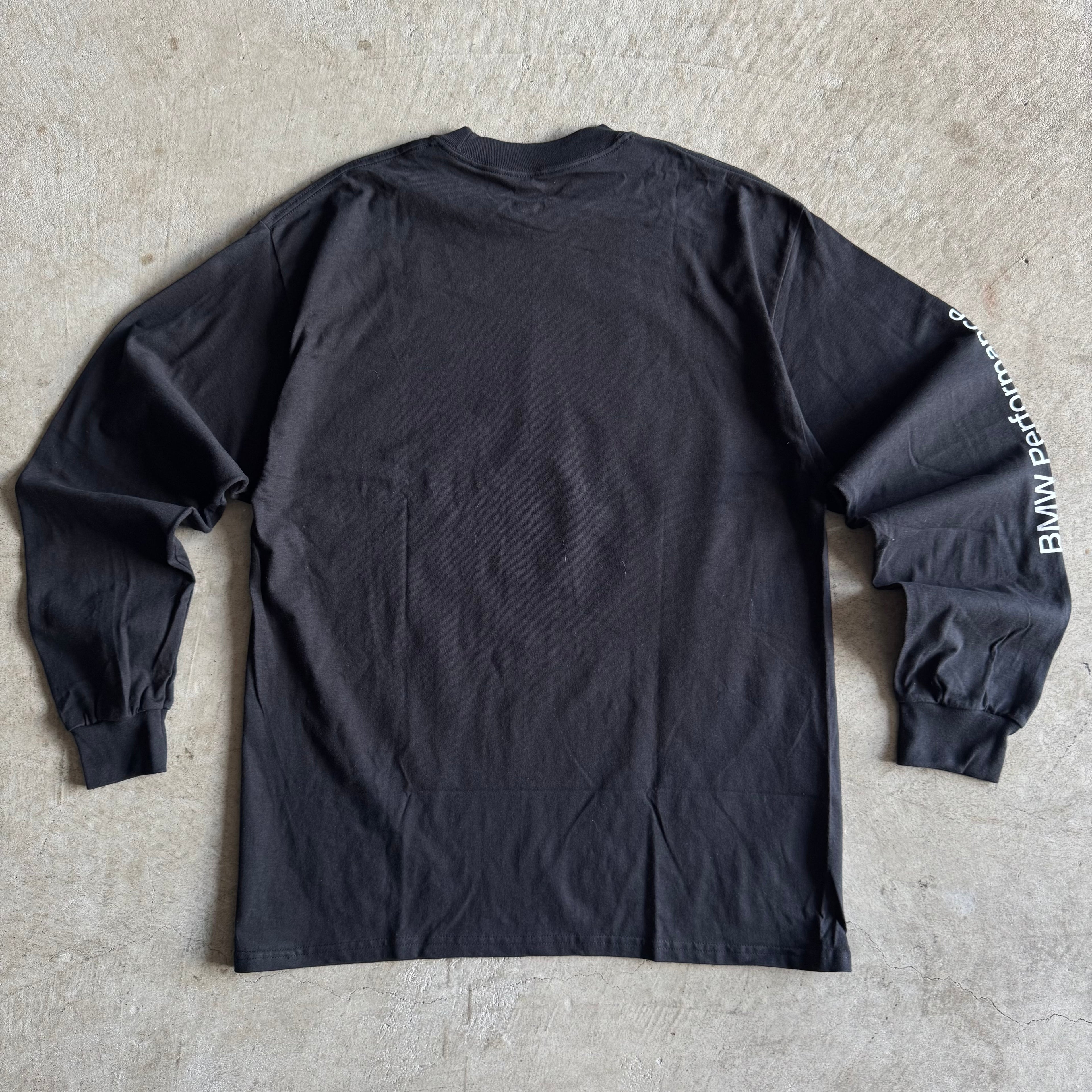 2000s BMW Performance Box Logo Black Longsleeve Shirt (L)