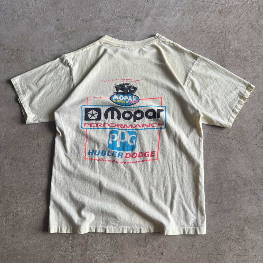 1993 Mopar Nationals Indianapolis Raceway Yellow T Shirt (L)