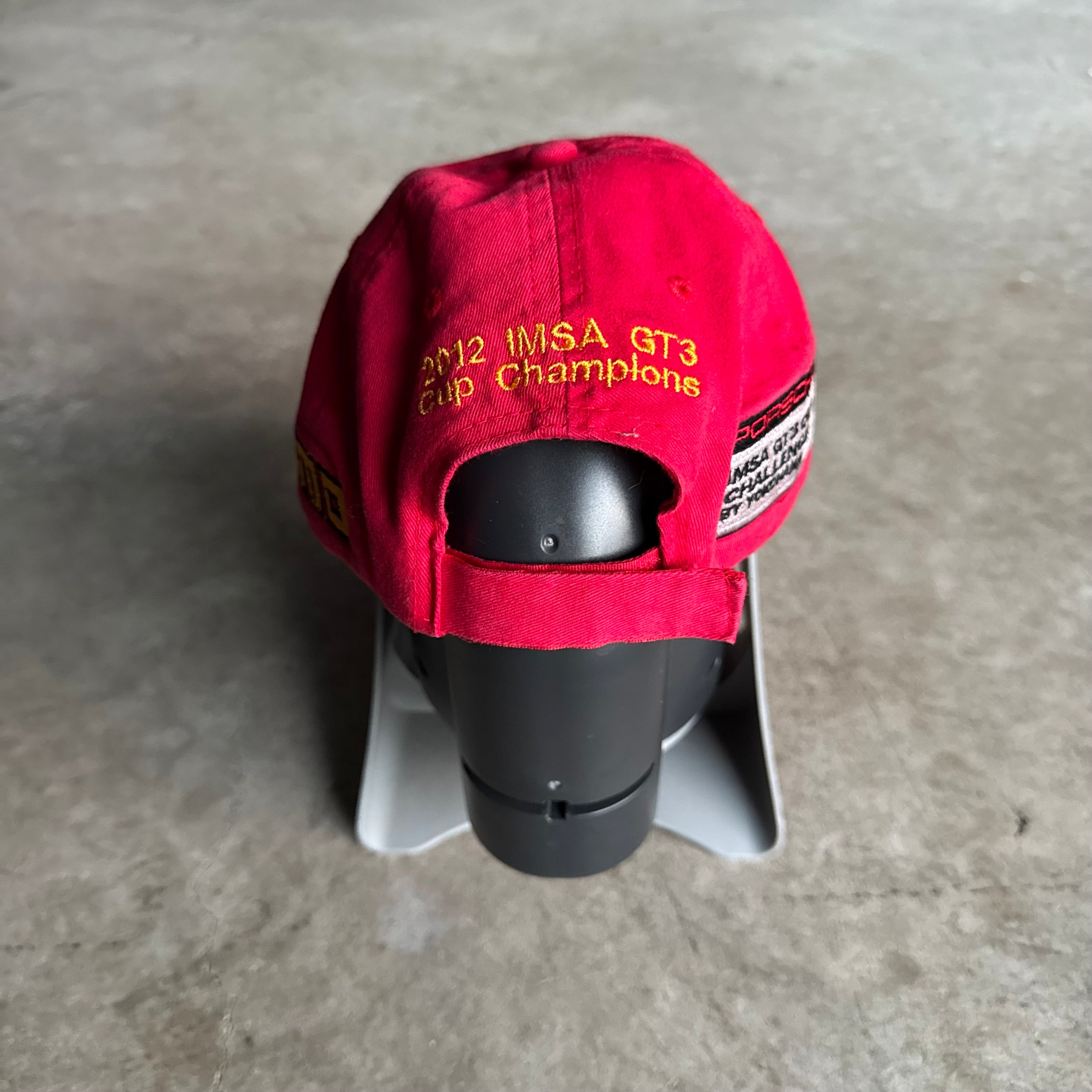 2012 ANSA Motorsports Porsche GT3 Cup Challenge Red Adjustable Strapback Hat