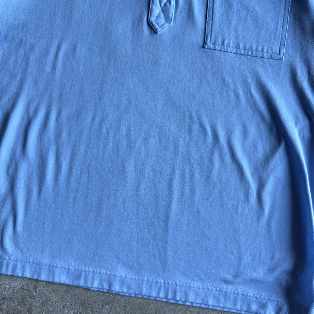 90s Team Porsche Lund to Hiko Rally Blue Polo Top Shirt (XL)