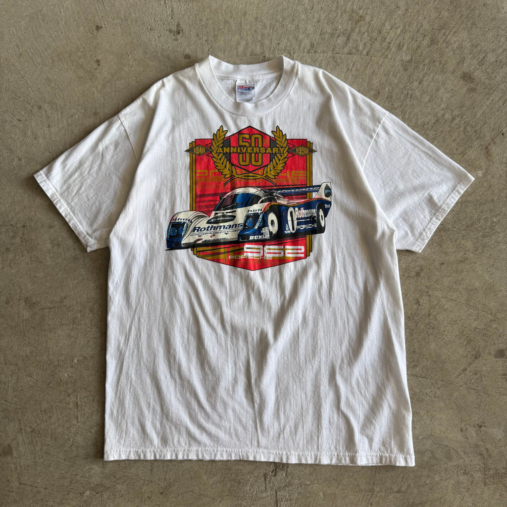 1998 Porsche 50th Anniversary Rothmans 962 White T Shirt (XL)