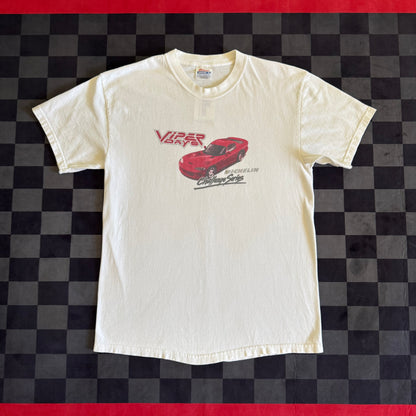 Vintage 2002 Viper Days Challenge Series White T Shirt Size Large