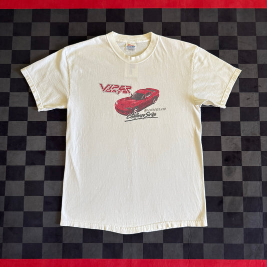 Vintage 2002 Viper Days Challenge Series White T Shirt Size Large