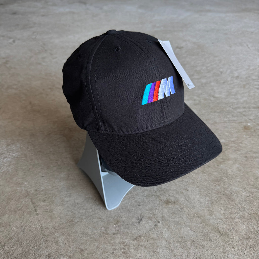 90s BMW Lifetstyle M Power Black Adjustable Strapback Hat