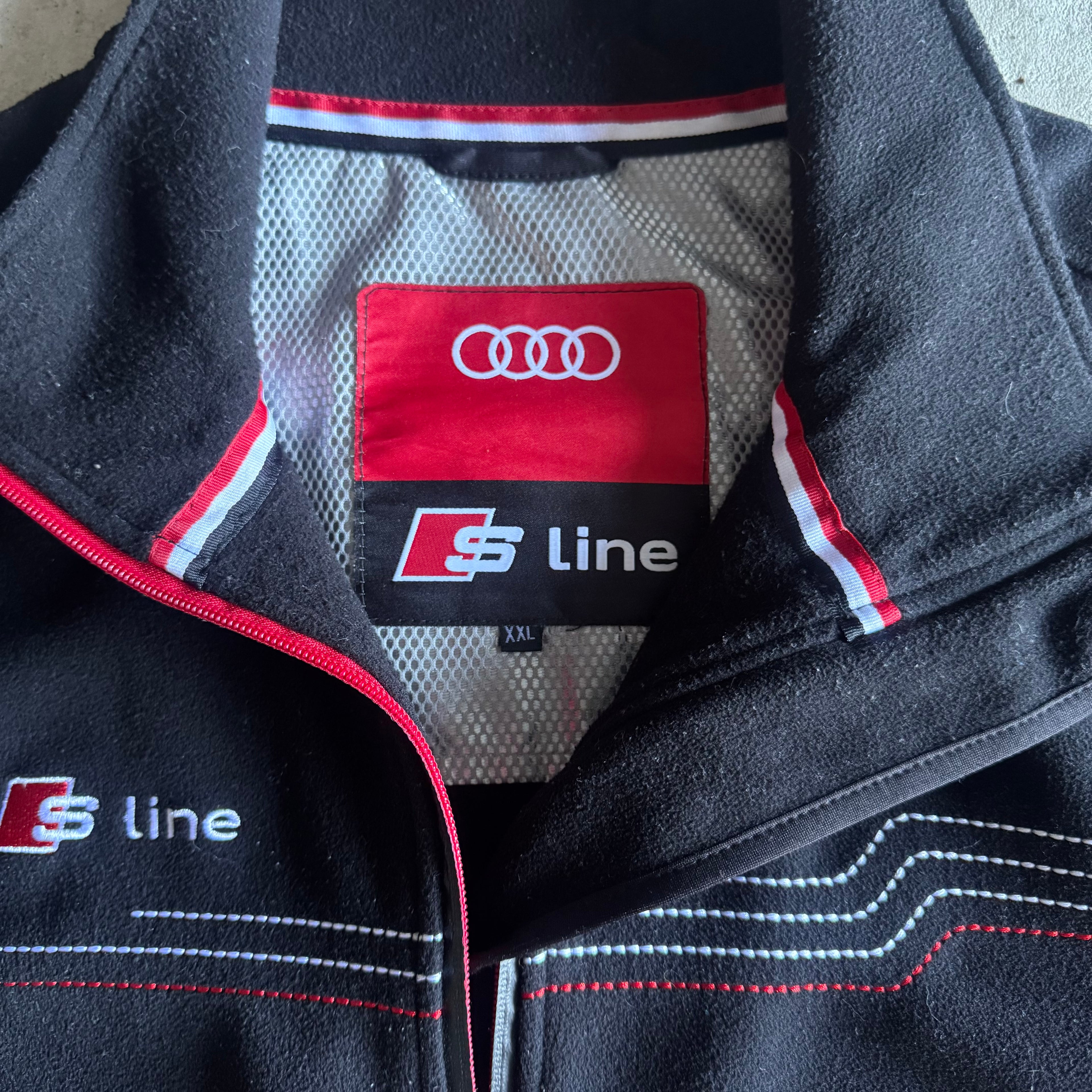 Audi Sport S-Line Black Fleece Jacket (XL)
