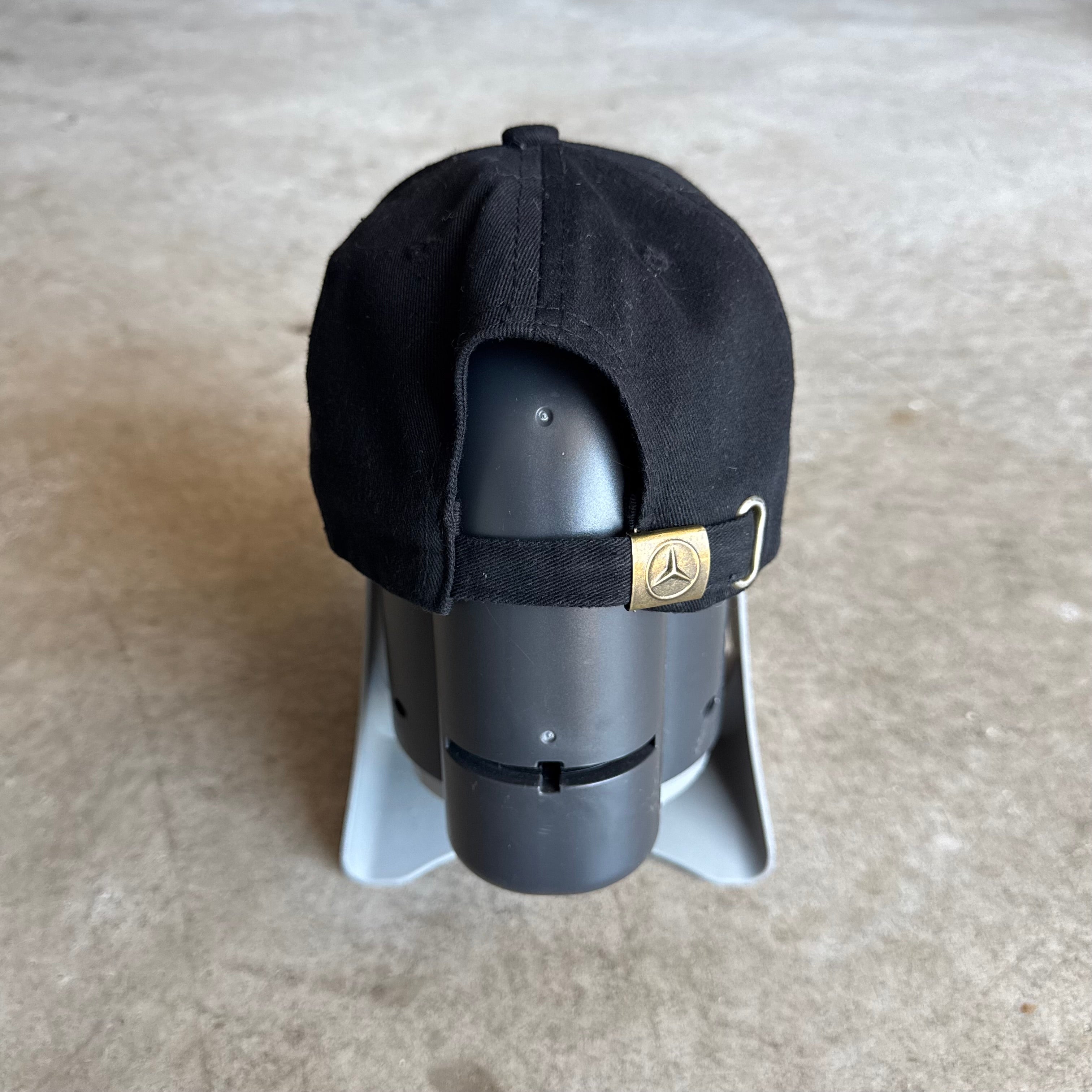 90s Mercedes-Benz AMG Black Adjustable Strapback Hat