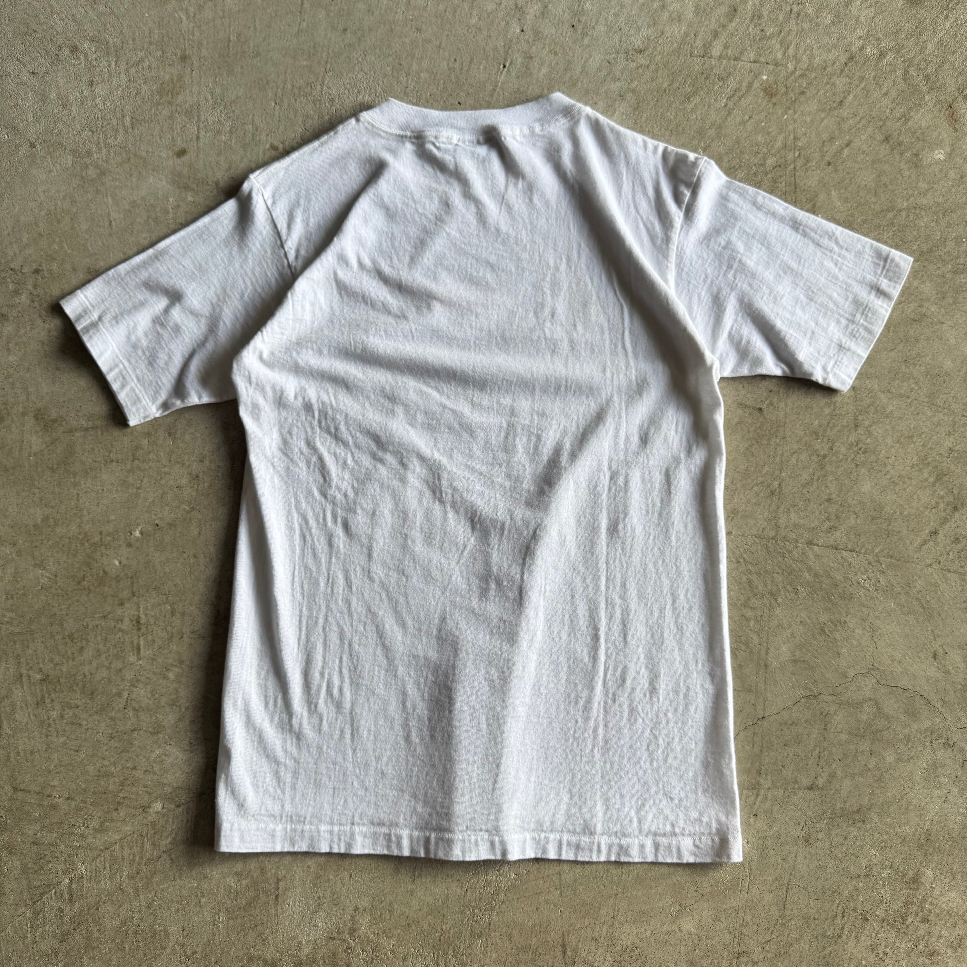 Vintage 90s Porsche Shell 962 White T Shirt Size Large