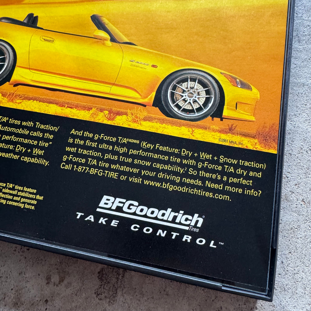 2000s BF Goodrich Honda S2000 Framed Advertisement