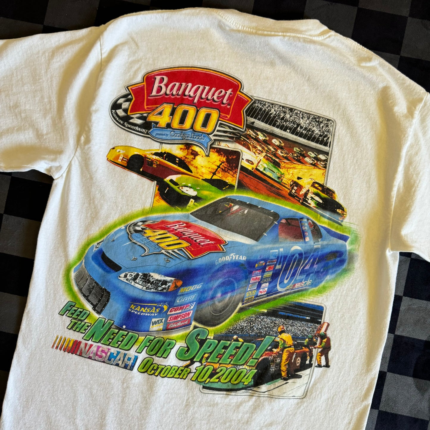 2004 NASCAR Banquet 400 White T Shirt