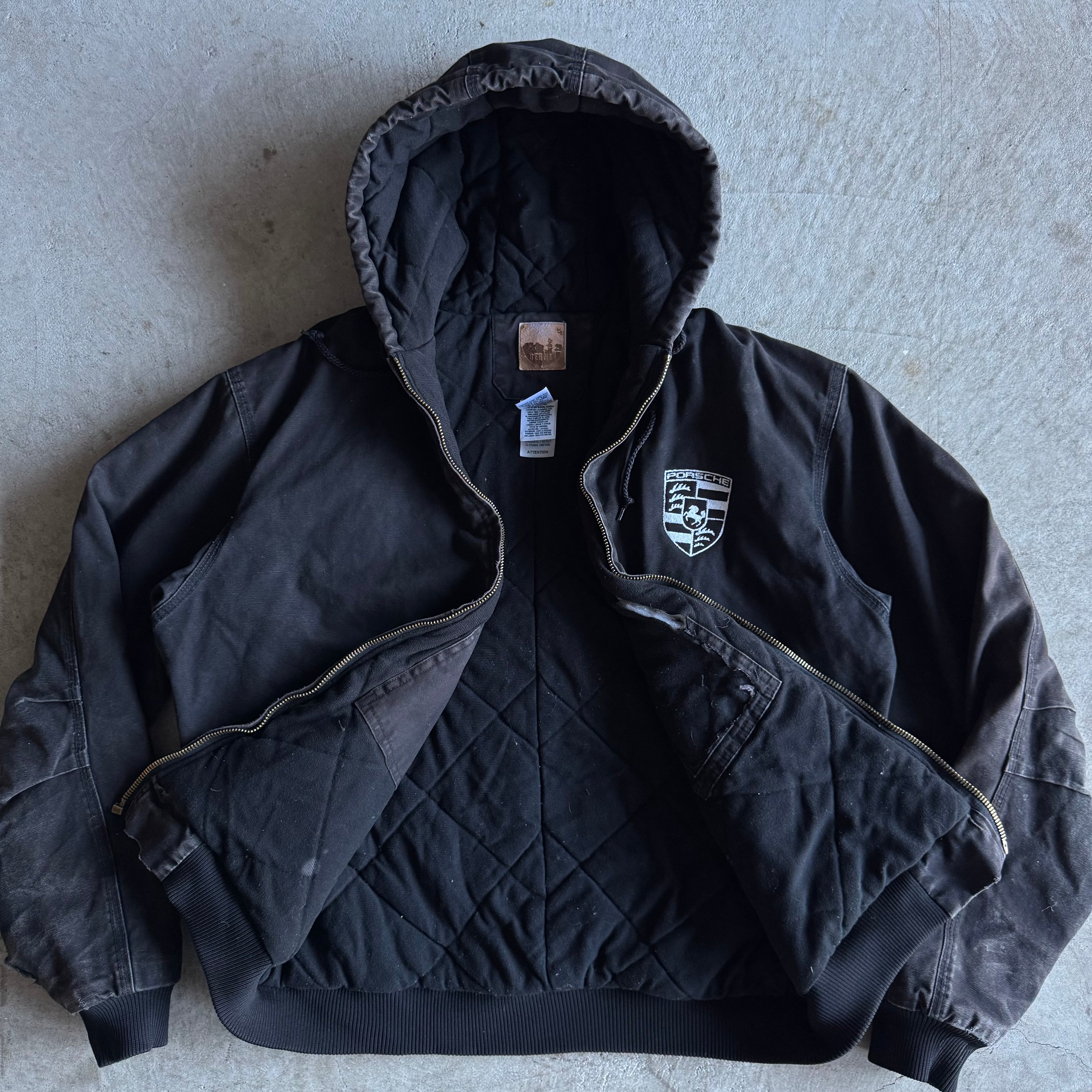 90s Porsche Berne Black Workwear Jacket (L)