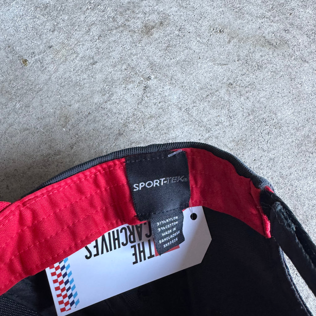 Nissan Striped Black Red Strapback Hat