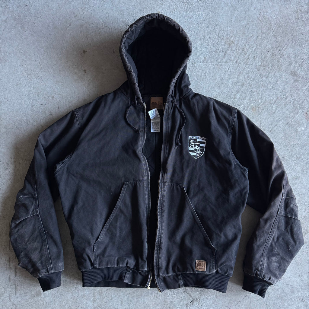 90s Porsche Berne Black Workwear Jacket (L)